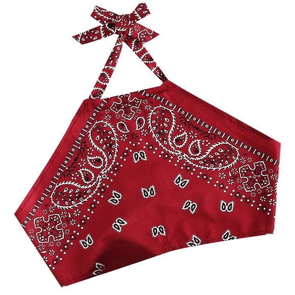 90s Bandana Crop Top ♣️ - Picture 3 of 8